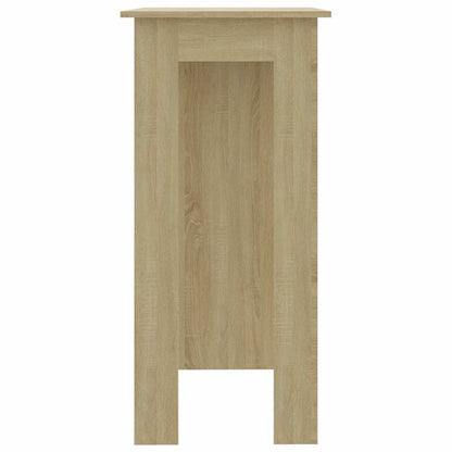 Bartisch mit Regal Sonoma-Eiche 102x50x103,5 cm Holzwerkstoff