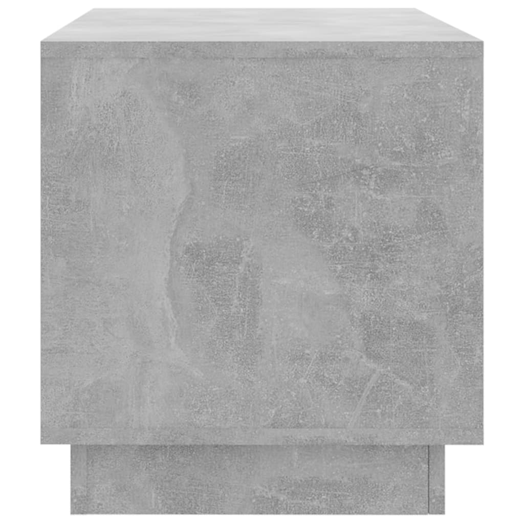 Meuble TV gris béton 102x41x44 cm en bois