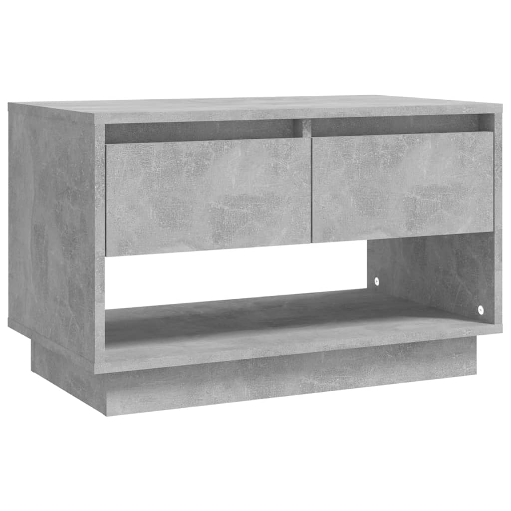 Meuble TV gris béton 70x41x44 cm en bois