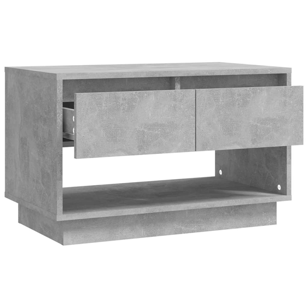 Meuble TV gris béton 70x41x44 cm en bois