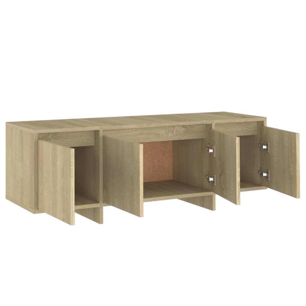 Meuble TV chêne Sonoma 120x30x40,5 cm matériau bois