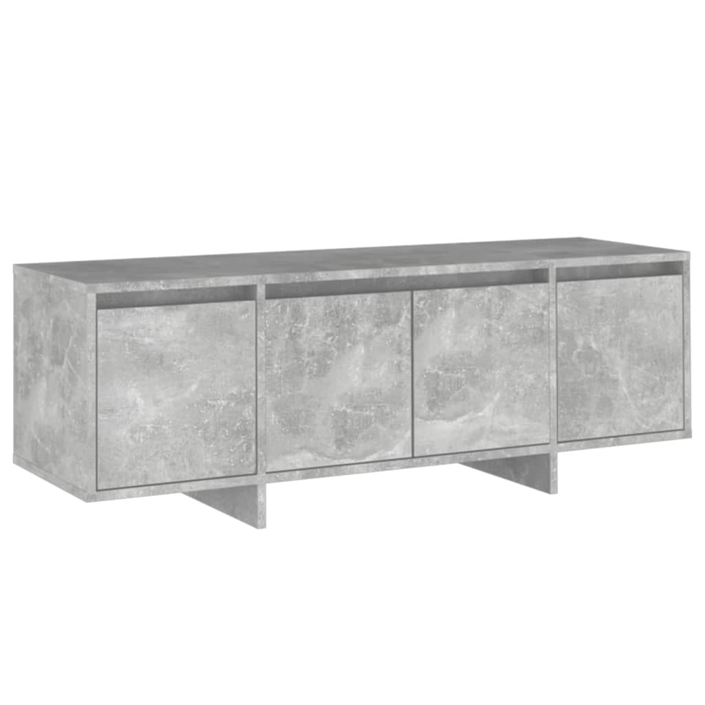 Meuble TV gris béton 120x30x40,5 cm en bois