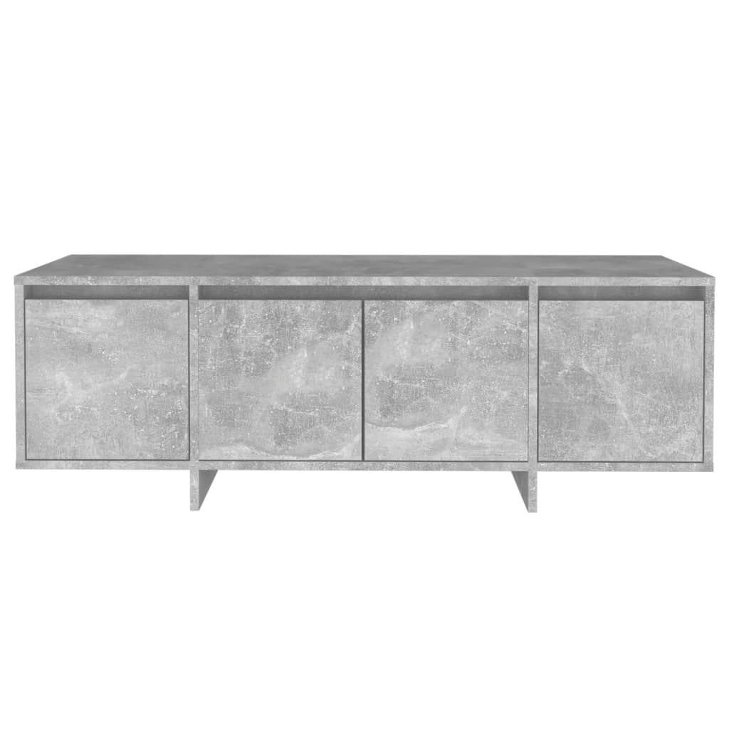 Meuble TV gris béton 120x30x40,5 cm en bois