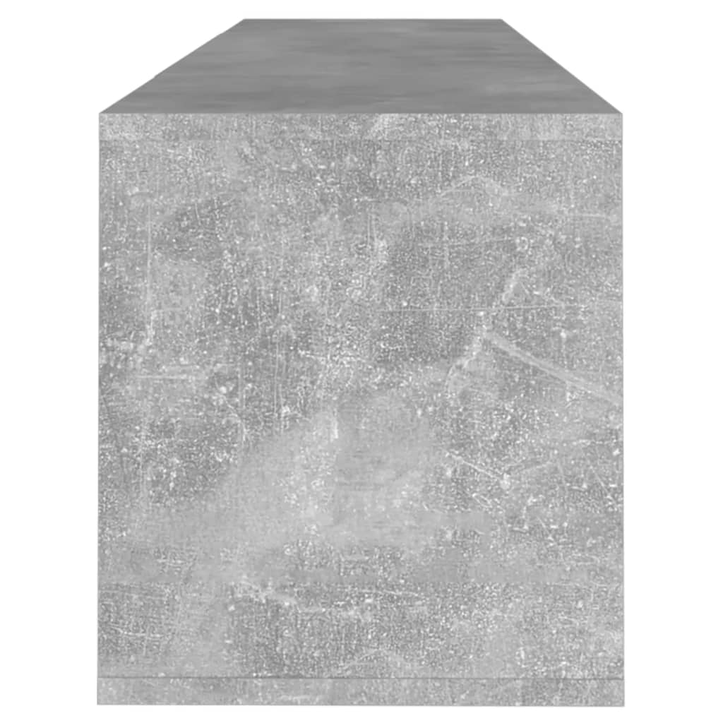 Meuble TV gris béton 120x30x40,5 cm en bois