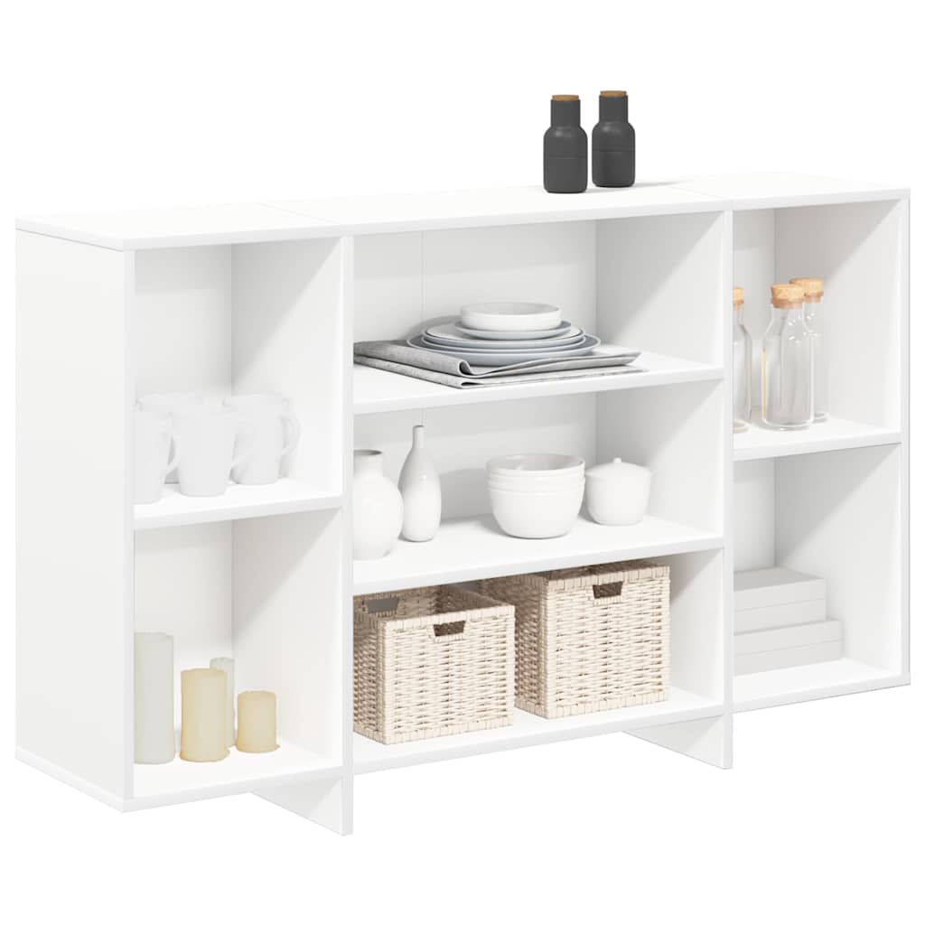 Sideboard Weiß 120x30x75 cm Holzwerkstoff