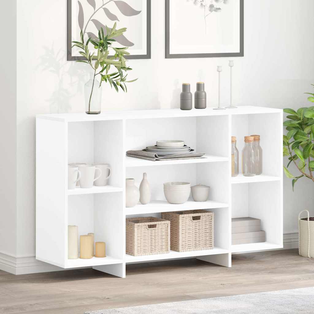Sideboard Weiß 120x30x75 cm Holzwerkstoff