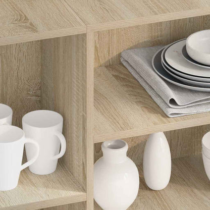 Sideboard Sonoma-Eiche 120x30x75 cm Holzwerkstoff