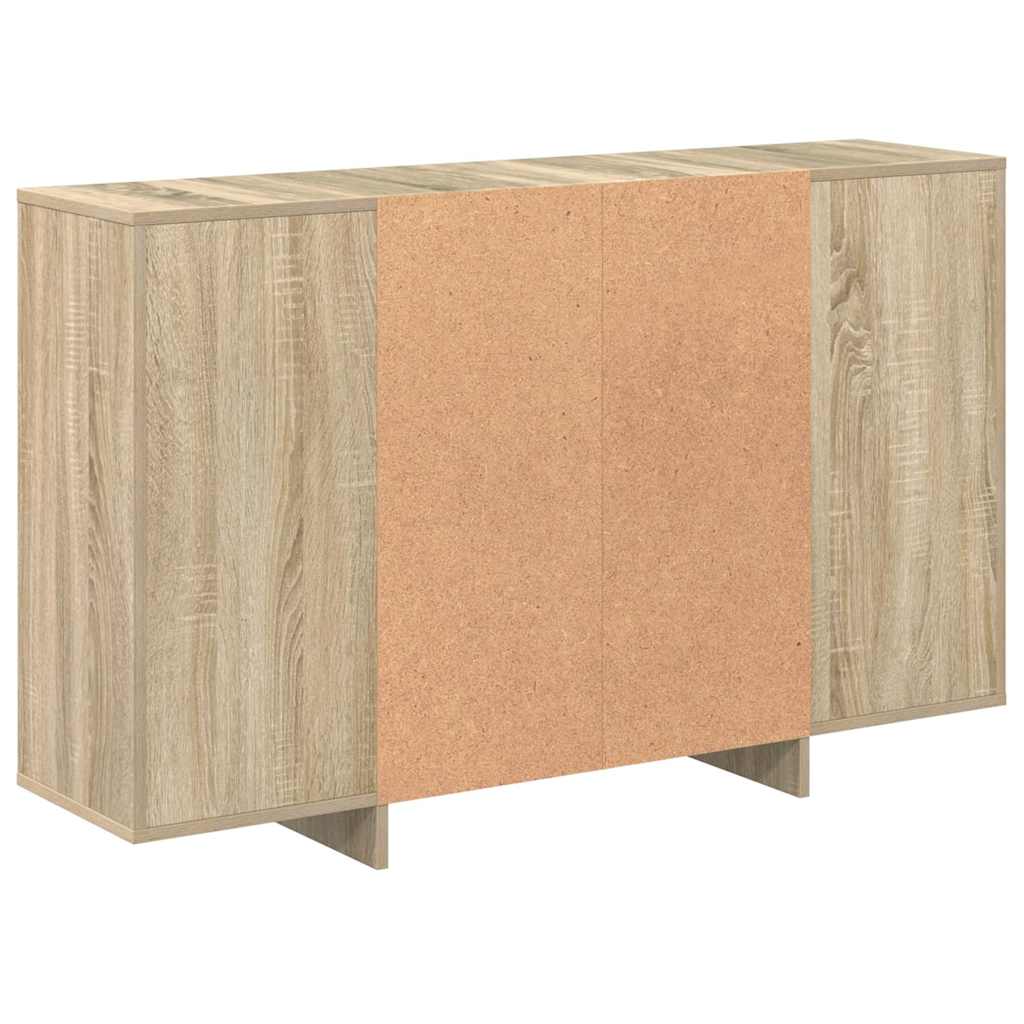 Sideboard Sonoma-Eiche 120x30x75 cm Holzwerkstoff