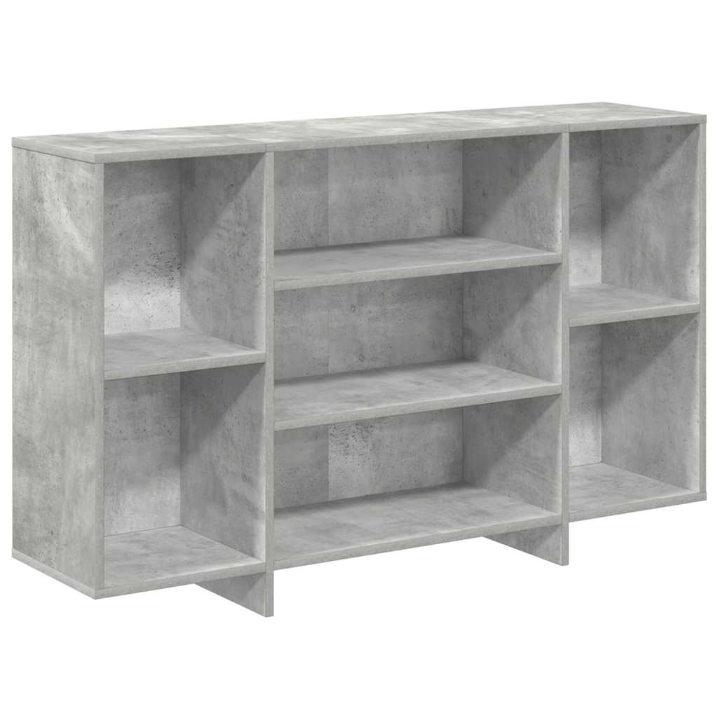 Sideboard Betongrau 120x30x75 cm Holzwerkstoff