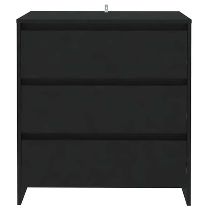 Sideboard Schwarz 70x41x75 cm Holzwerkstoff