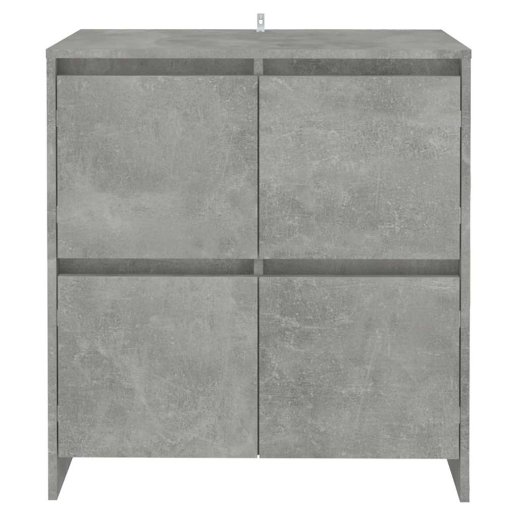 Sideboard Betongrau 70x41x75 cm Holzwerkstoff