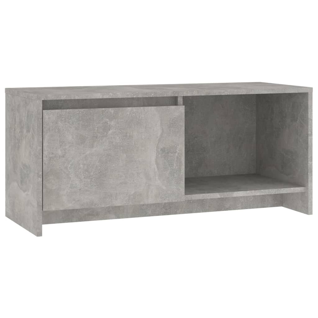 TV-Schrank Betongrau 90x35x40 cm Holzwerkstoff