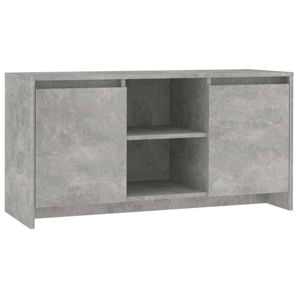 Meuble TV gris béton 102x37,5x52,5 cm en bois