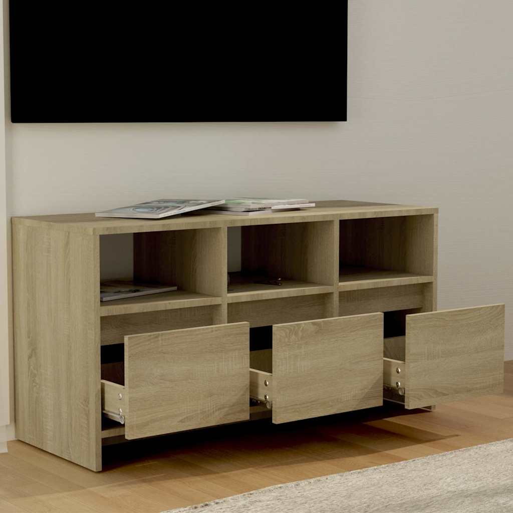 TV-Schrank Sonoma-Eiche 102x37,5x52,5 cm Holzwerkstoff