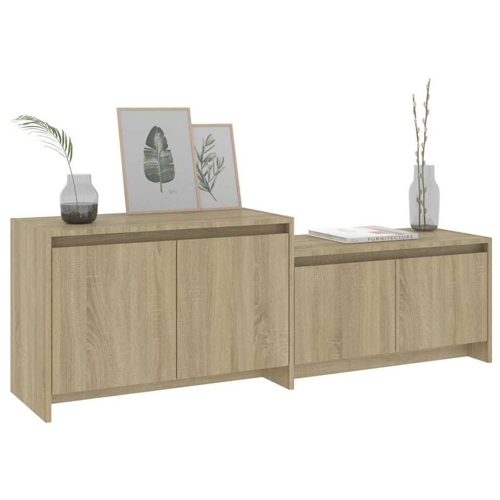TV-Schrank Sonoma-Eiche 146,5x35x50 cm Holzwerkstoff