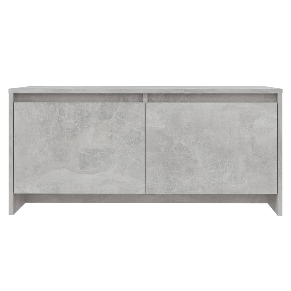 Table basse gris béton 90x50x41,5 cm en bois