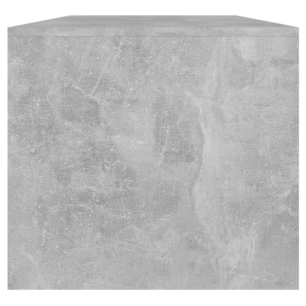 Table basse gris béton 102x50x45 cm en bois