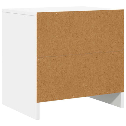 Nachttisch Weiß 45x34x44,5 cm Holzwerkstoff