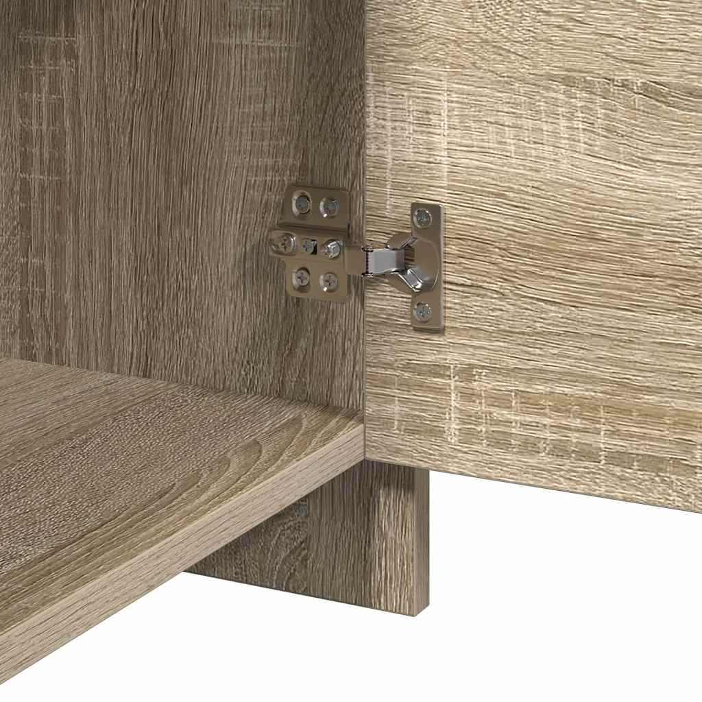 Nachttische 2 Stk. Sonoma-Eiche 45x34x44,5 cm Holzwerkstoff