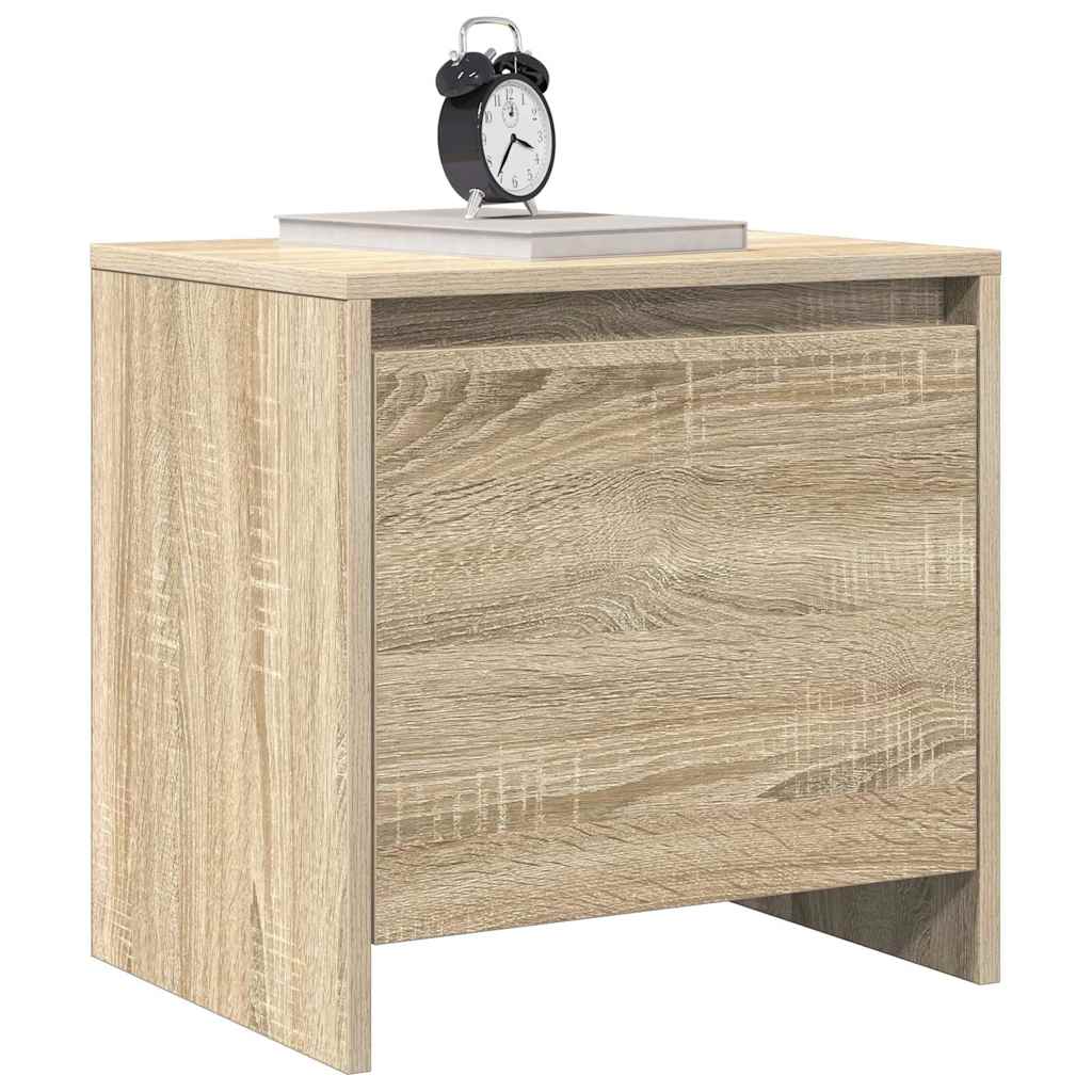 Nachttische 2 Stk. Sonoma-Eiche 45x34x44,5 cm Holzwerkstoff