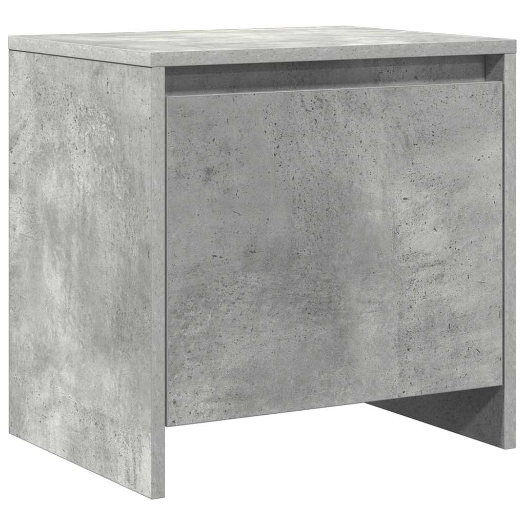 Nachttisch Betongrau 45x34x44,5 cm Holzwerkstoff