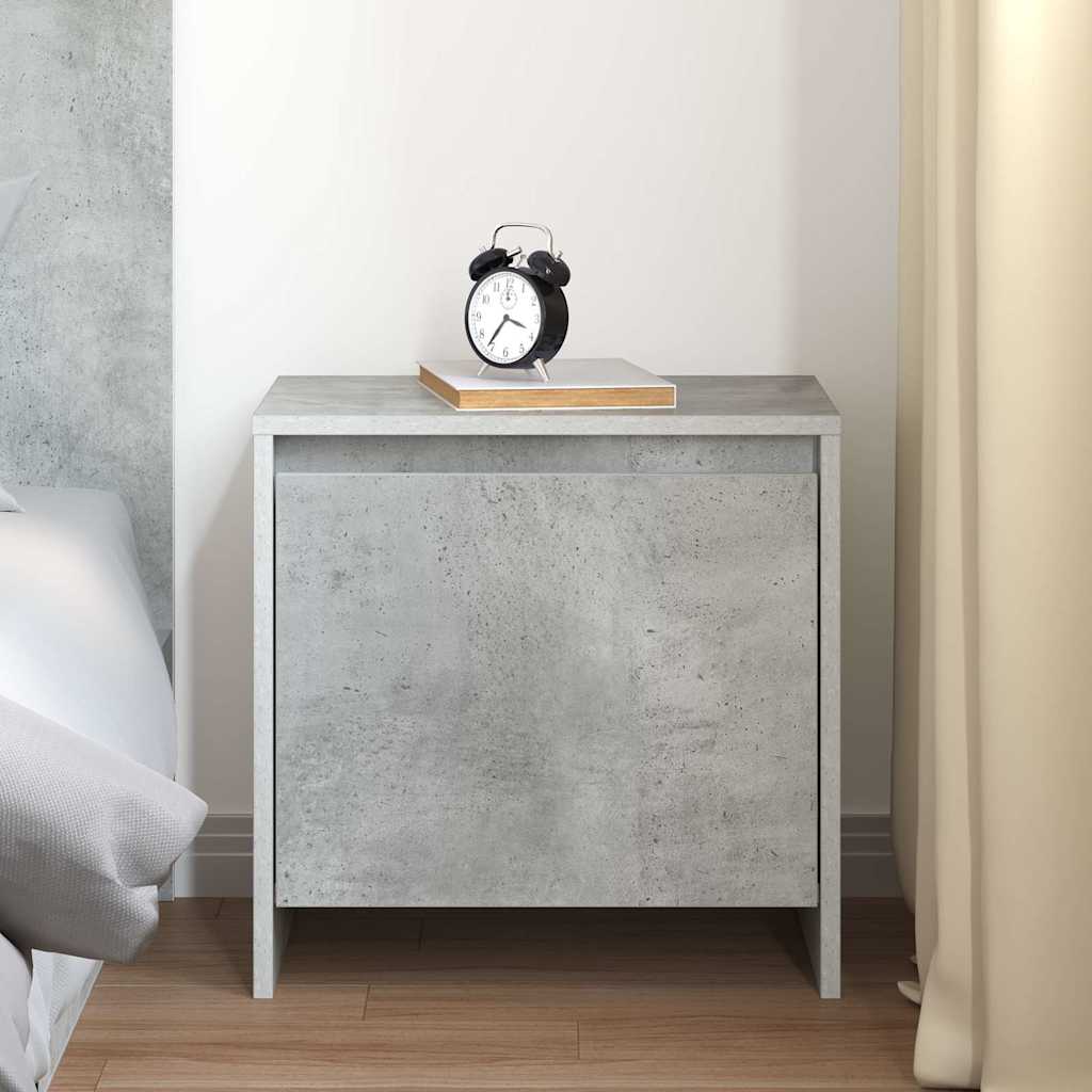 Nachttisch Betongrau 45x34x44,5 cm Holzwerkstoff