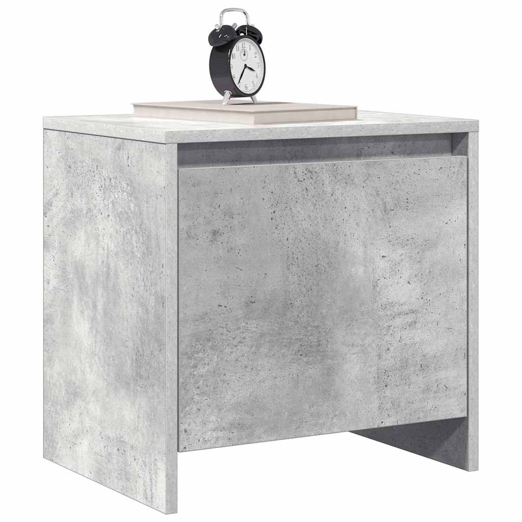 Nachttisch Betongrau 45x34x44,5 cm Holzwerkstoff