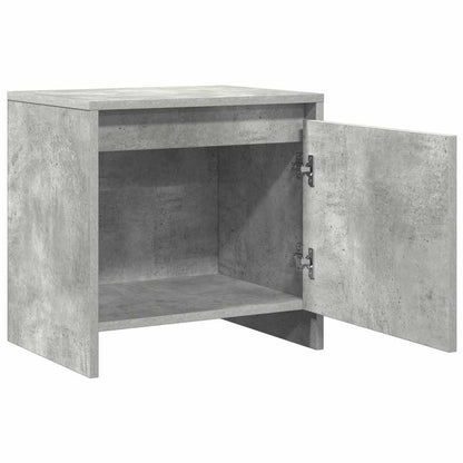 Nachttisch Betongrau 45x34x44,5 cm Holzwerkstoff