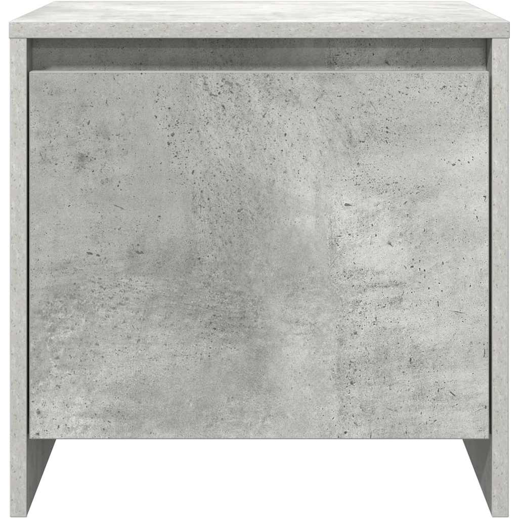 Nachttisch Betongrau 45x34x44,5 cm Holzwerkstoff