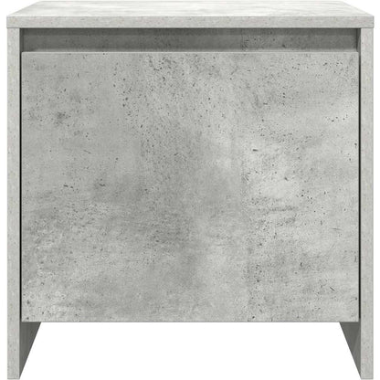 Nachttisch Betongrau 45x34x44,5 cm Holzwerkstoff