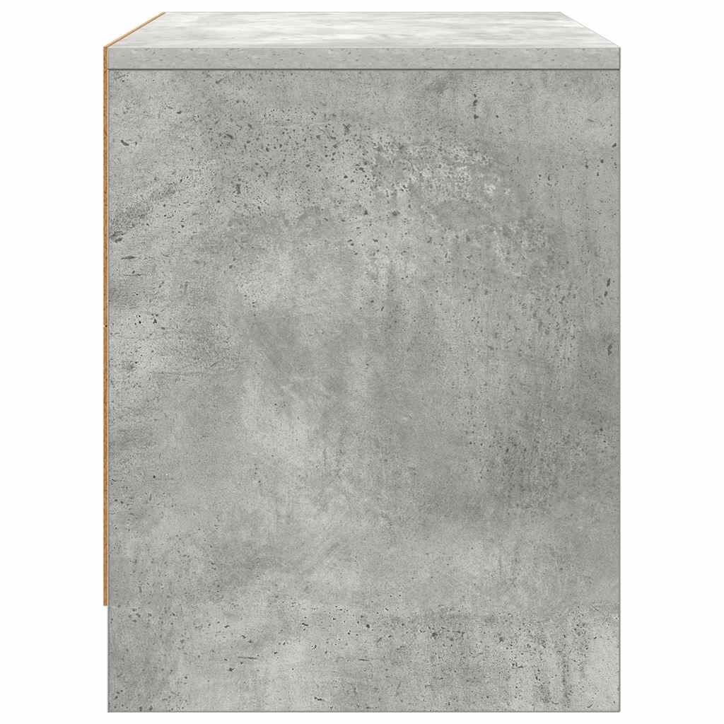 Nachttisch Betongrau 45x34x44,5 cm Holzwerkstoff
