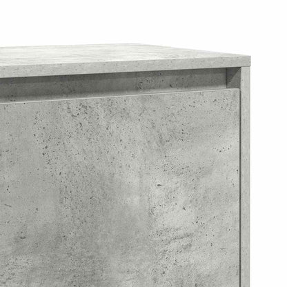 Nachttisch Betongrau 45x34x44,5 cm Holzwerkstoff