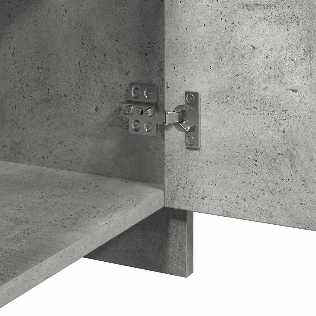 Nachttisch Betongrau 45x34x44,5 cm Holzwerkstoff