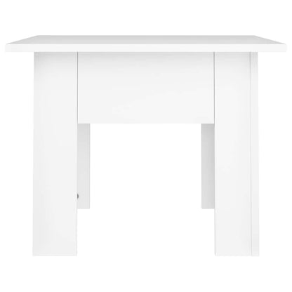 Couchtisch Weiß 55x55x42 cm Holzwerkstoff