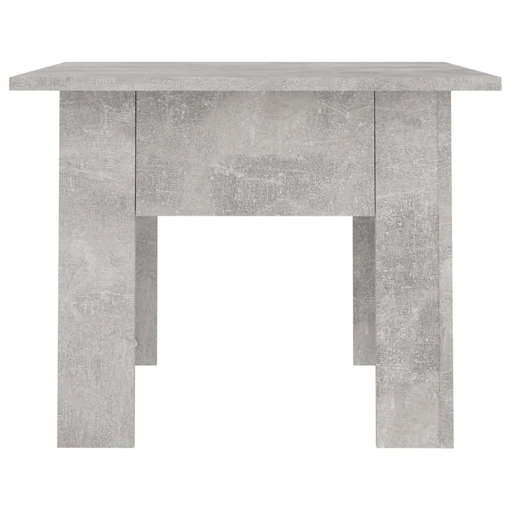 Table basse gris béton 55x55x42 cm en bois
