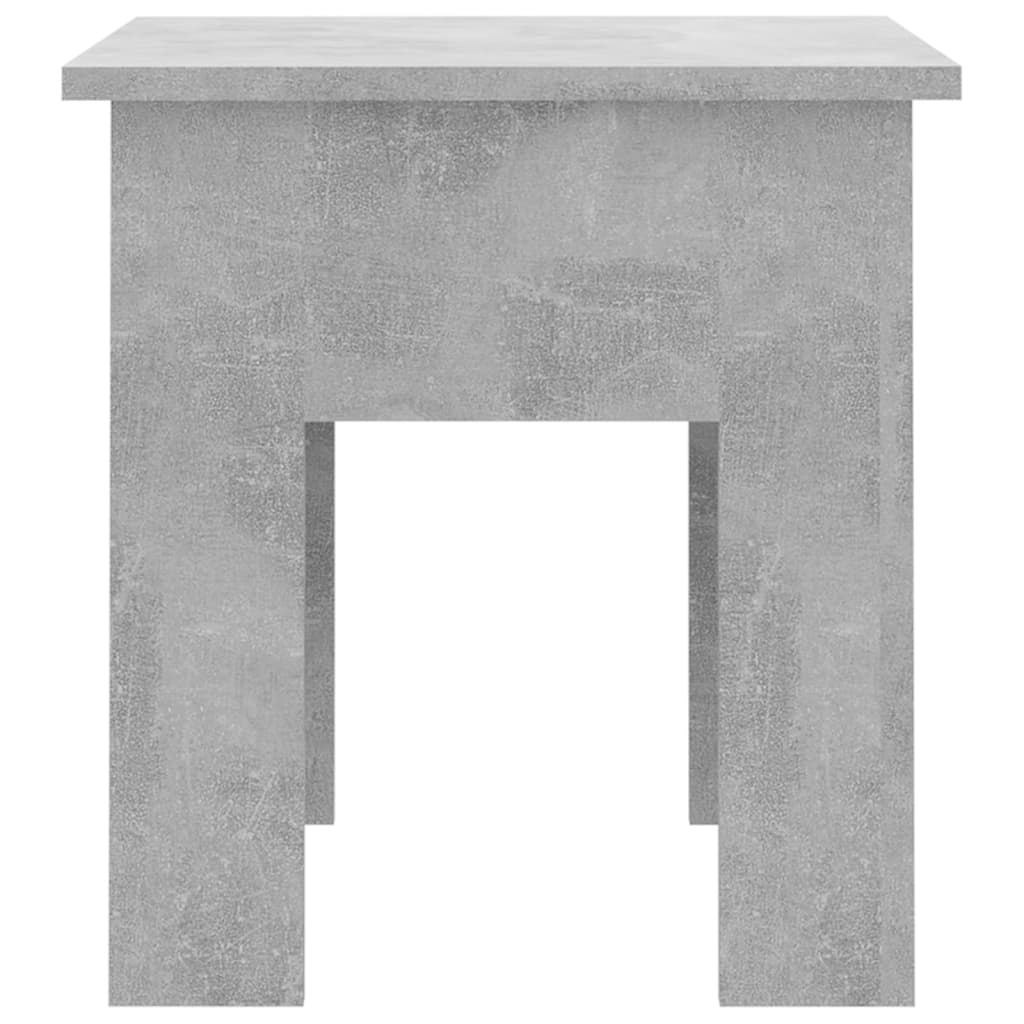 Table basse gris béton 40x40x42 cm en bois