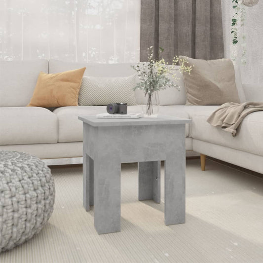 Couchtisch Betongrau 40x40x42 cm Holzwerkstoff