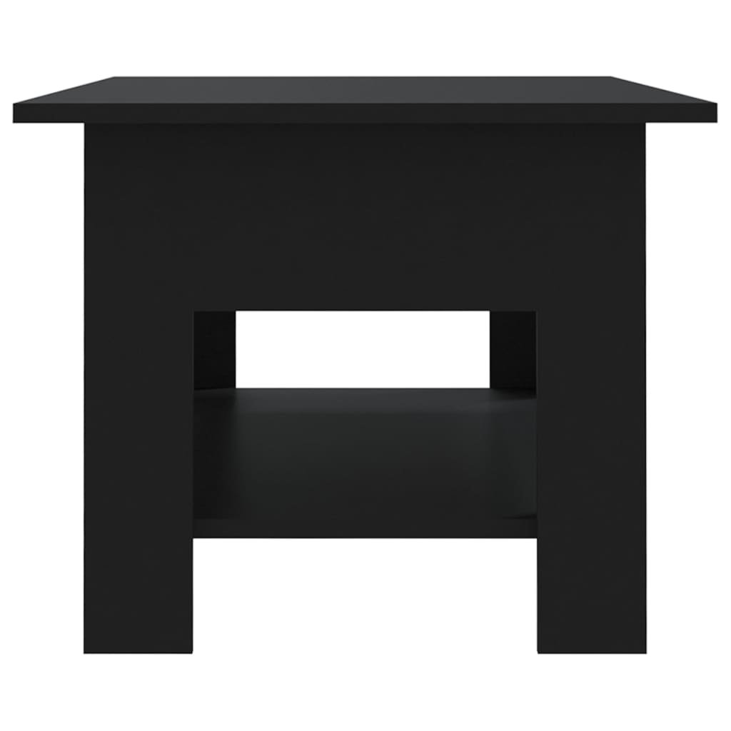 Coffee Table Black 102x55x42 cm Wood Material