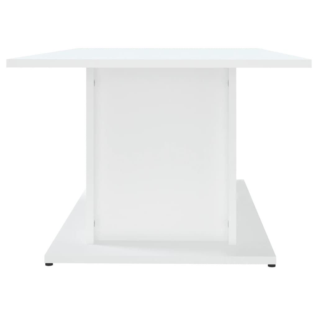 Table basse blanche 102x55,5x40 cm en bois