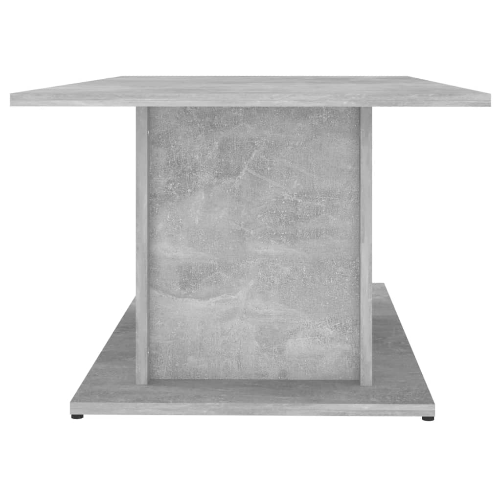 Table basse en béton gris 102x55,5x40 cm en bois