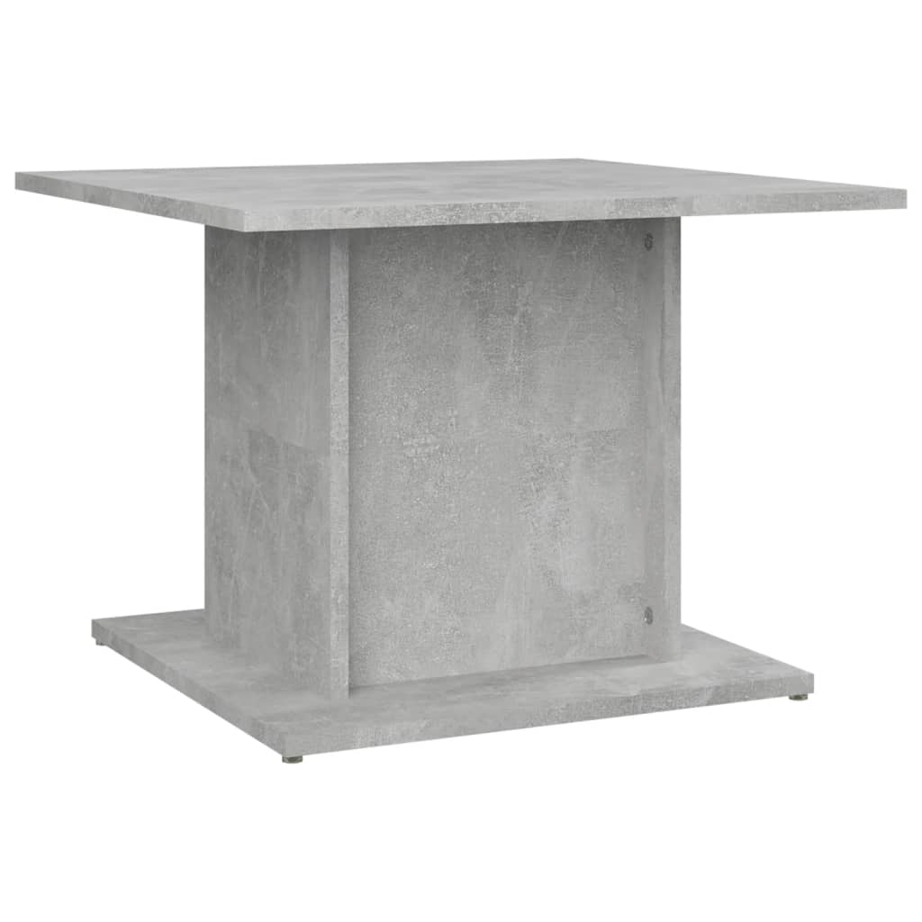 Table basse gris béton 55,5x55,5x40 cm en bois