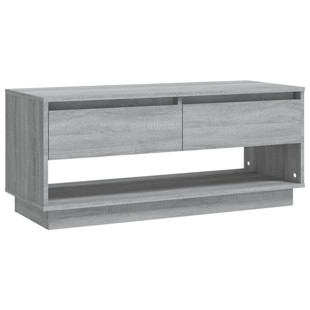 Meuble TV gris Sonoma 102x41x44 cm en bois