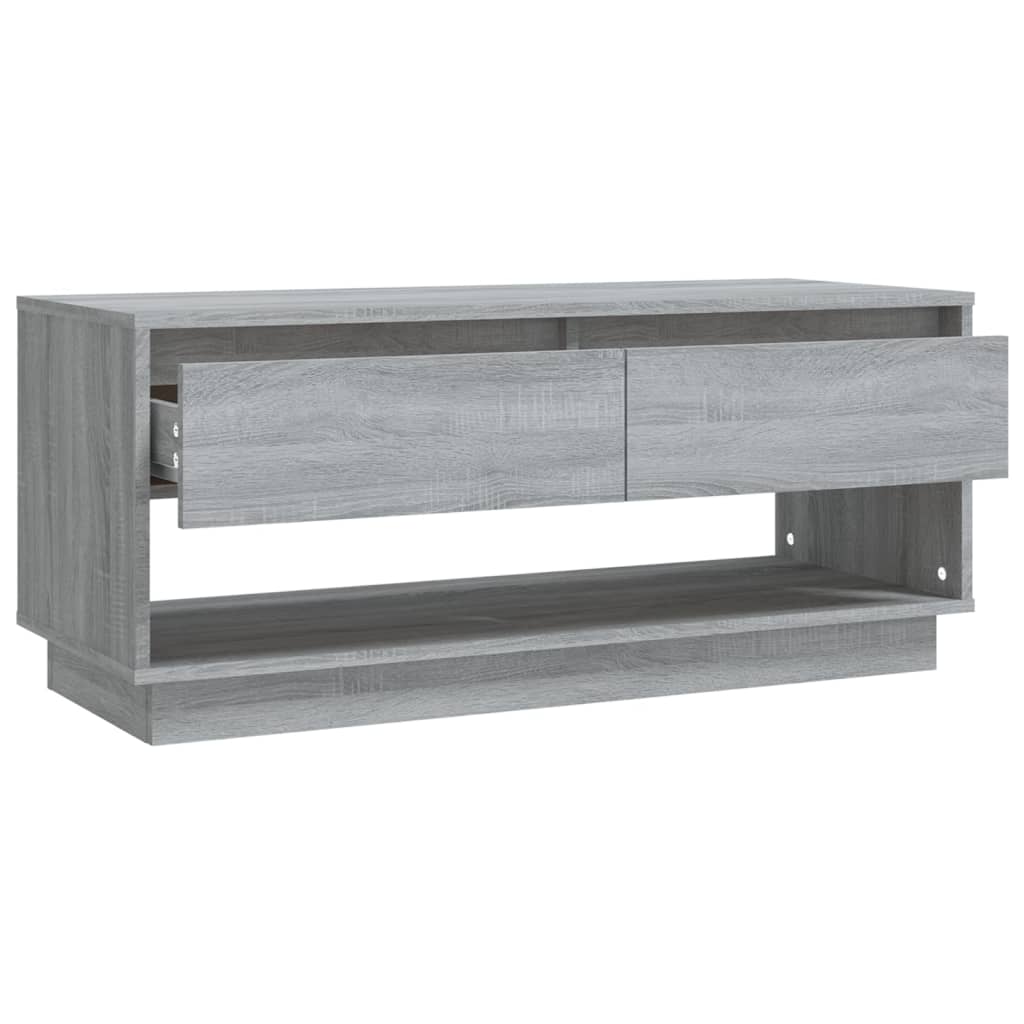 Meuble TV gris Sonoma 102x41x44 cm en bois