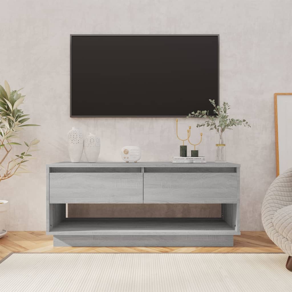 Meuble TV gris Sonoma 102x41x44 cm en bois