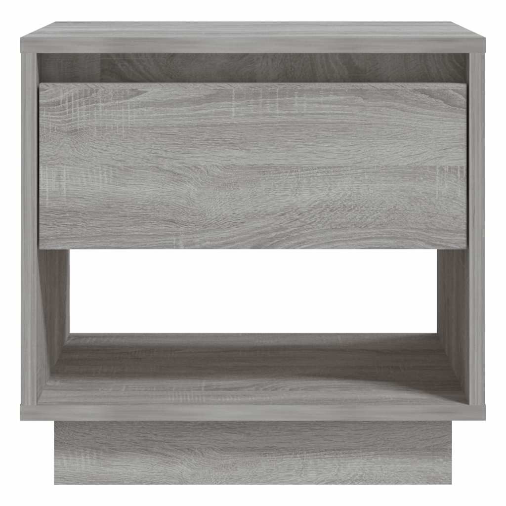 Nachttische 2 Stk. Grau Sonoma 45x34x44 cm Holzwerkstoff