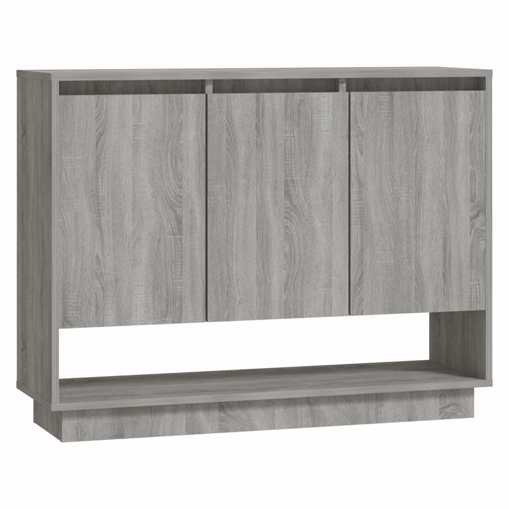 Sideboard Grau Sonoma 97x31x75 cm Holzwerkstoff