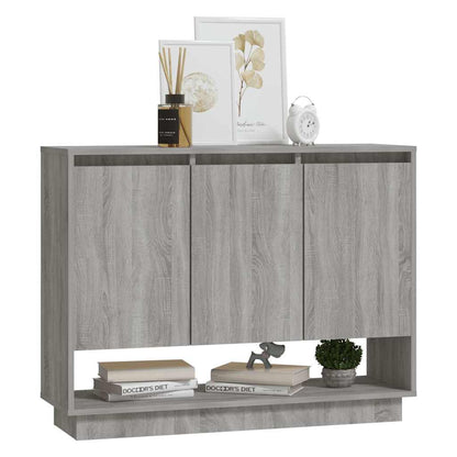 Sideboard Grau Sonoma 97x31x75 cm Holzwerkstoff