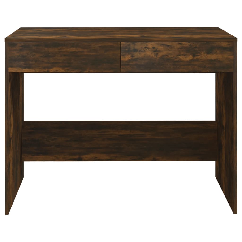 Bureau chêne fumé 101x50x76,5 cm matière bois