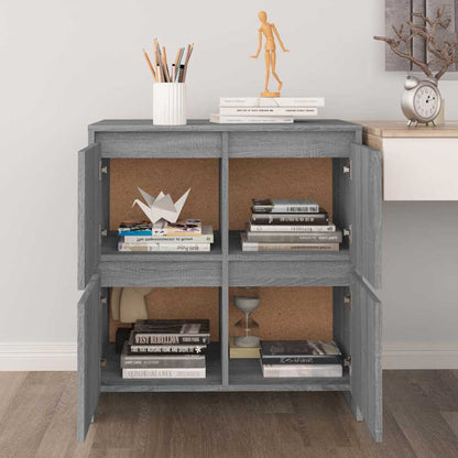 Sideboard Grau Sonoma 70x41x75 cm Holzwerkstoff