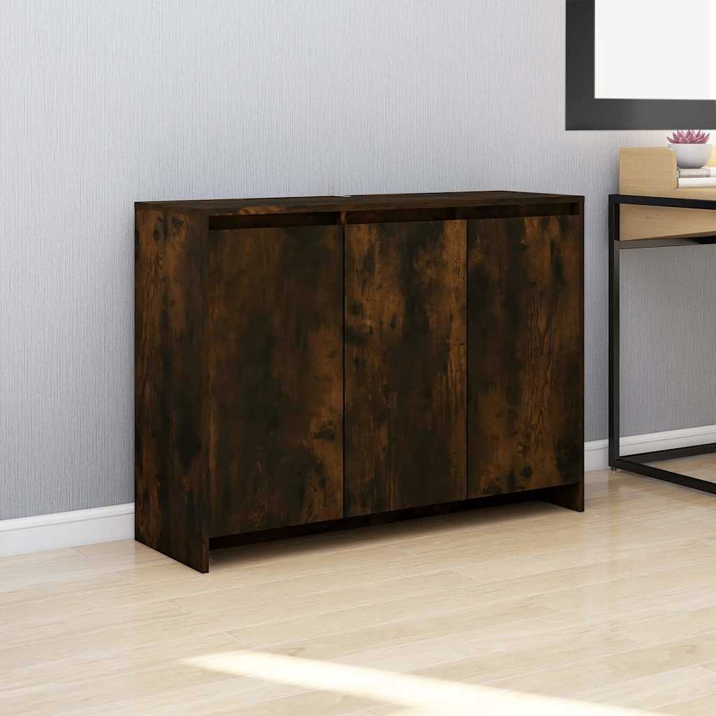 Sideboard Räuchereiche 102x33x75 cm Holzwerkstoff